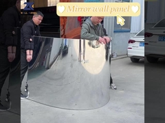 El panel de madera incombustible de la chapa del panel de pared del espejo