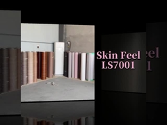 Venta directa de fábrica Chapa de madera de carbón de bambú, resistente al agua y al fuego, fácil de instalar y sensación de piel