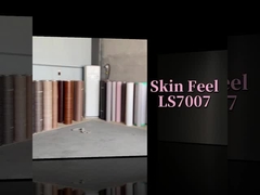 Venta caliente de alta calidad de revestimiento de interiores de piel se siente de bambú de carbón madera paneles de chapa