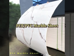 Decoración para el hogar Televisión Fondo de pared Mármol Bambú Carbón de madera Paneles de pared de chapa