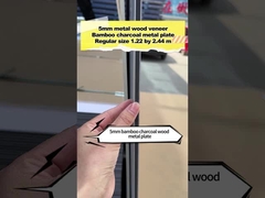 Placa caliente modificada para requisitos particulares fábrica del carbón de leña del bambú del metal de la protección del medio ambiente de la venta