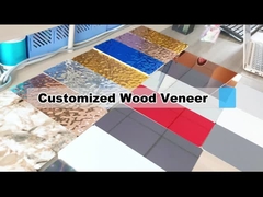 5 MM Producto de venta caliente Panel de pared espejo Impermeable Bambú Carbón de madera Veneer