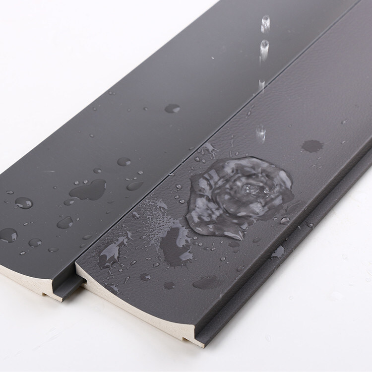 El panel respetuoso del medio ambiente de la reja del tablero WPC del moldeado del PVC de la decoración interior