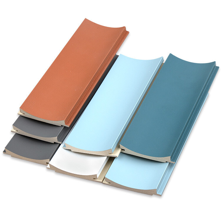 El panel respetuoso del medio ambiente de la reja del tablero WPC del moldeado del PVC de la decoración interior