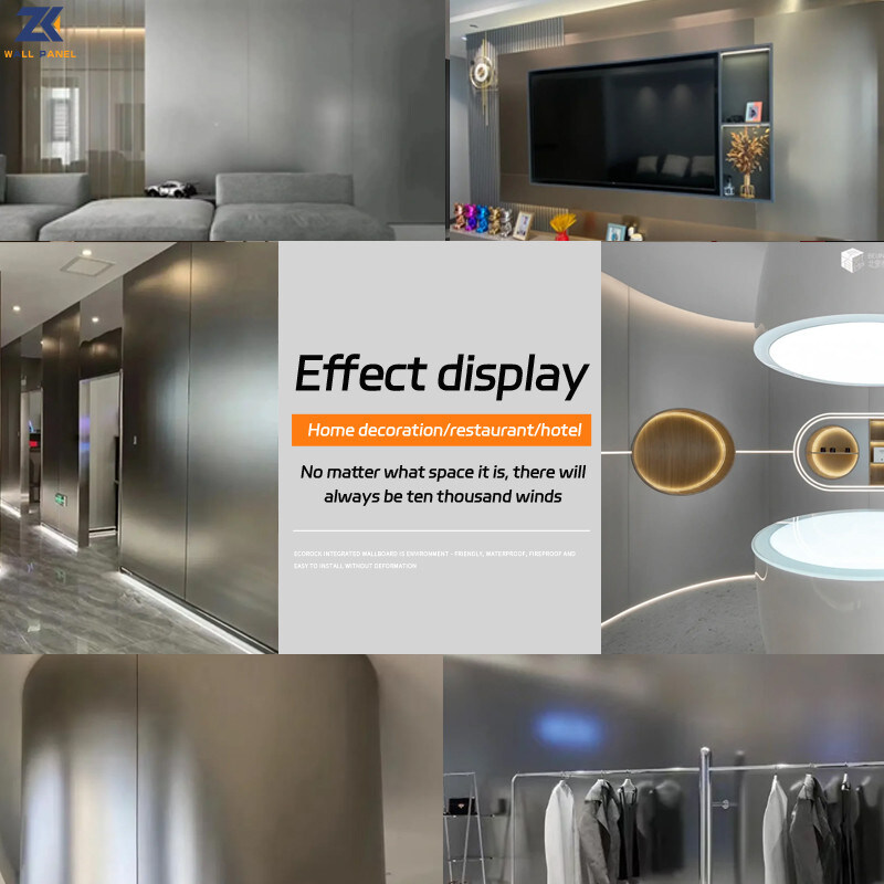 Los paneles de pared decorativos ignífugos del PVC de la prenda impermeable del sólido de la chapa del palo fierro