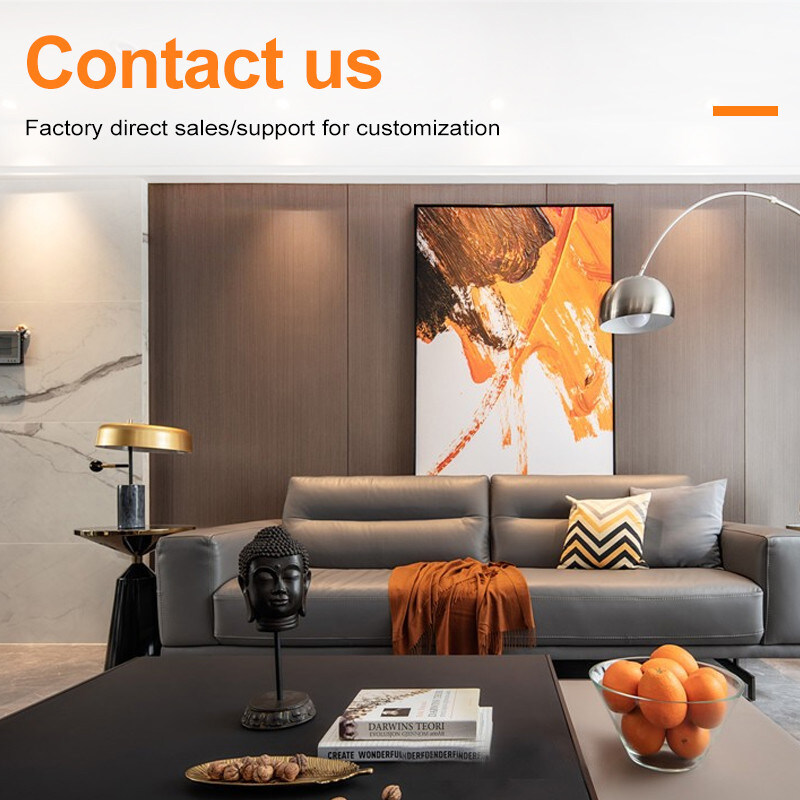 Panel de pared de PVC de grano de madera de 5 mm Flexible de bambú y carbón