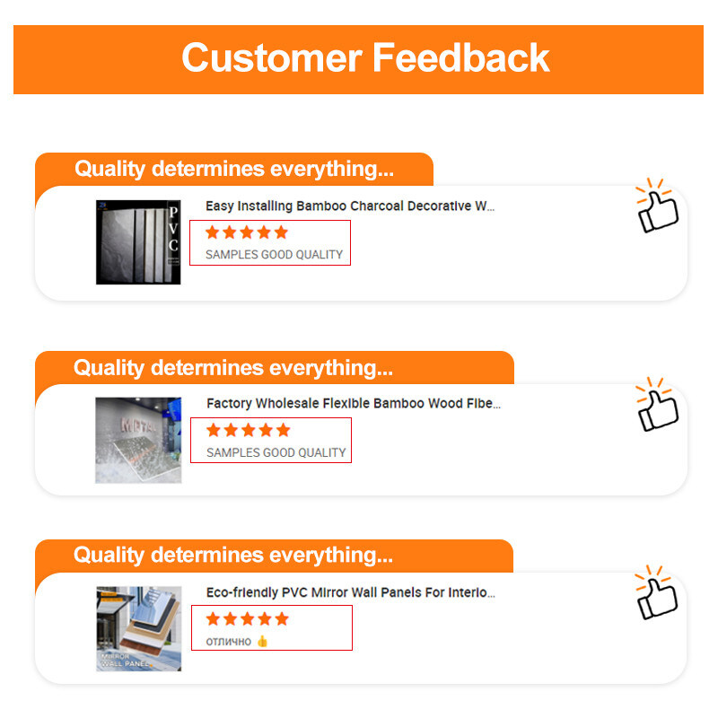 Panel de pared de PVC de grano de madera de 5 mm Flexible de bambú y carbón