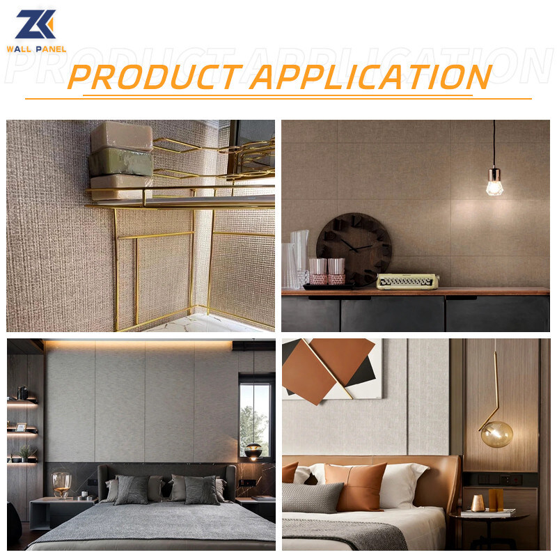 El panel de pared caliente de la tela del carbón de bambú de la prenda impermeable de la decoración interior de los productos