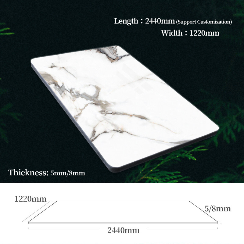 Paneles decorativos de pared de mármol