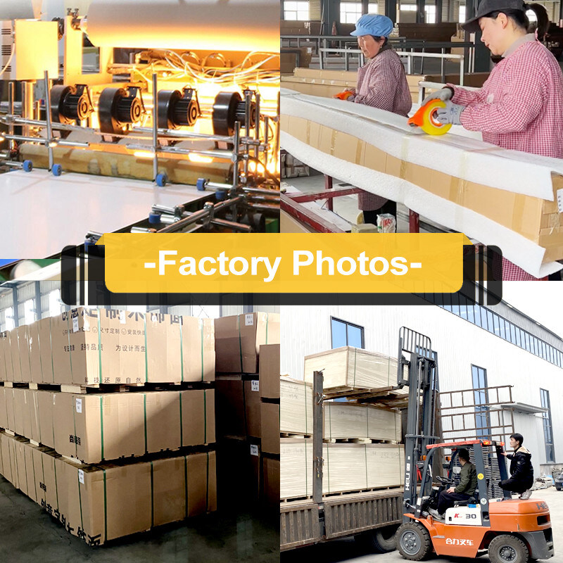 Alta densidad de estilo minimalista de fibra de madera de bambú, revestimiento de pared de mármol PET