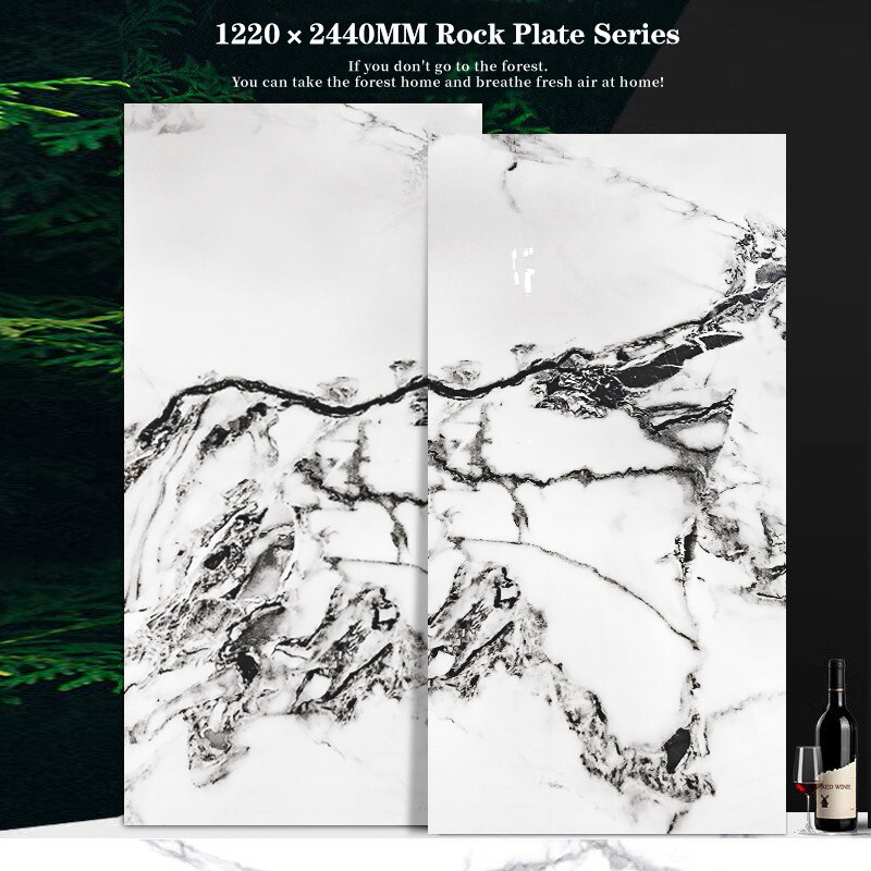 Decoración de interiores Paneles de pared de mármol Coextrusión de bambú Carbón de madera Veneer