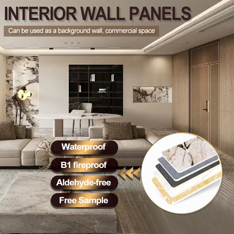 Paneles decorativos de pared de mármol