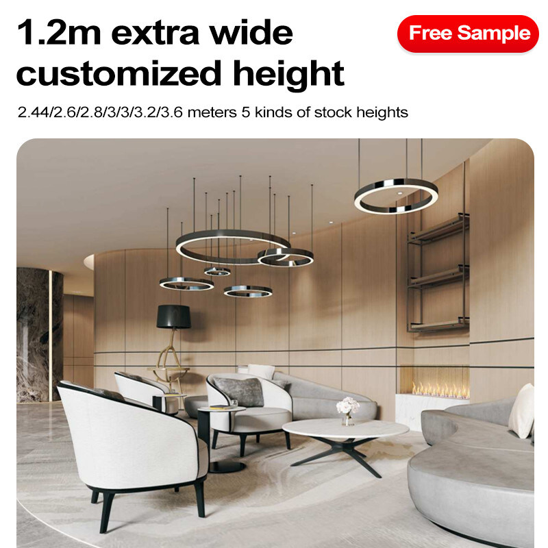 Proof de humedad de bambú de carbón tablero de pared de hoja de madera para la decoración de lujo de luz moderna