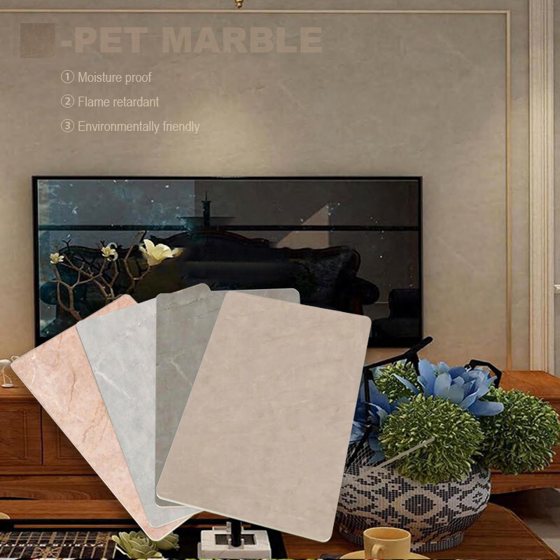 Plancha de madera de PVC resistente al agua Tabla de pared de bambú de carbón para decoración interior