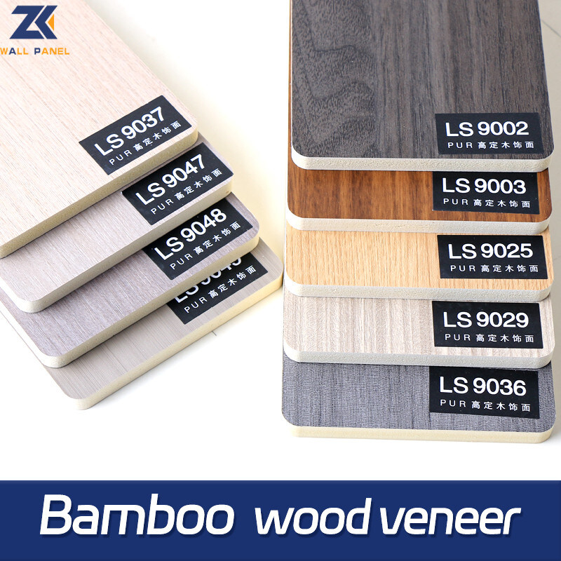 ODM de madera del OEM del panel de pared del bambú de la resistencia de humedad de la decoración interior