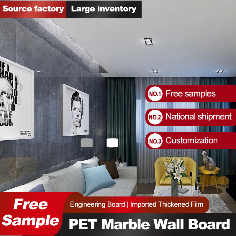 Nivel B de calificación de fuego tablero de pared de bambú carbón para decoración de lujo de luz moderna