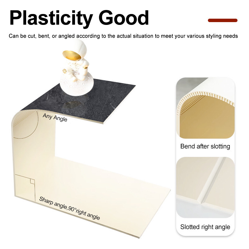 Nivel B de calificación de fuego tablero de pared de bambú carbón para decoración de lujo de luz moderna