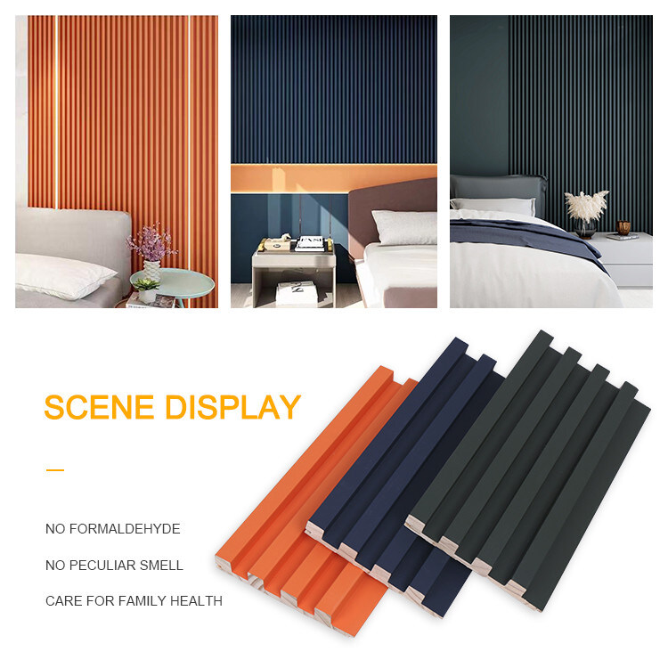 El panel de pared interior compuesto interior del panel de pared del PVC de la decoración WPC de la fábrica WPC