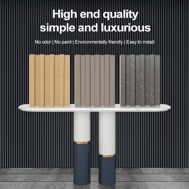 Panel de pared 3D de madera sólida