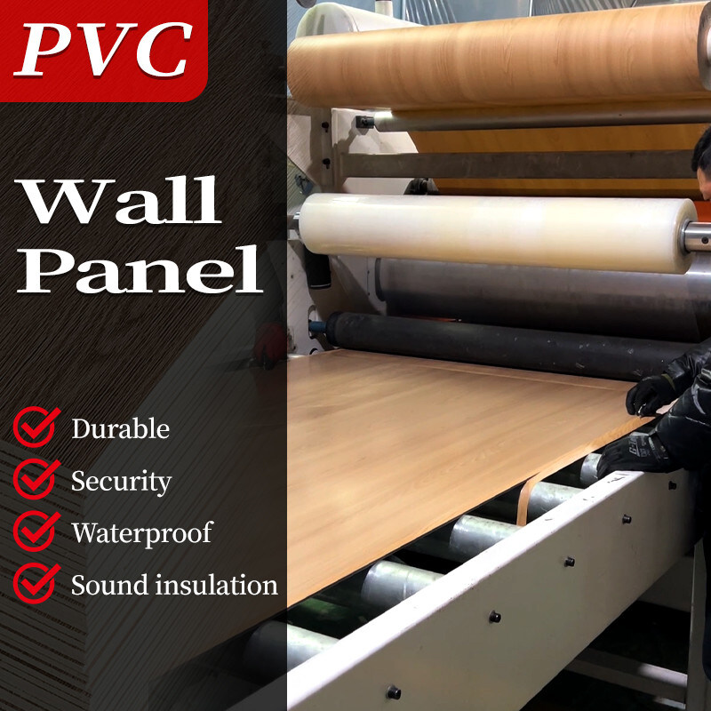 los paneles decorativos del aislamiento de la pared interior del PVC de madera 8m m de bambú del carbón de leña de 5m m