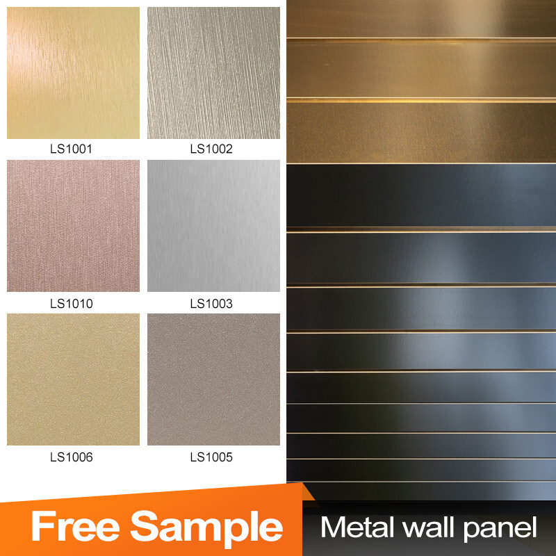 PVC Decoración Bambú Carbón de madera Tablero de pared de metal de alta densidad Paneles de pared interiores