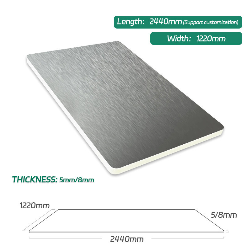 El panel de pared de madera de bambú flexible al por mayor del PVC del metal de la fibra de la fábrica para el uso en KTV