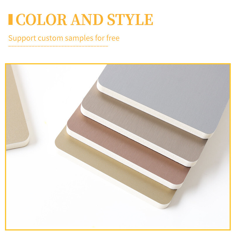 interior decorativo del panel de pared de la fibra del bambú del metal del 1.22*2.6m