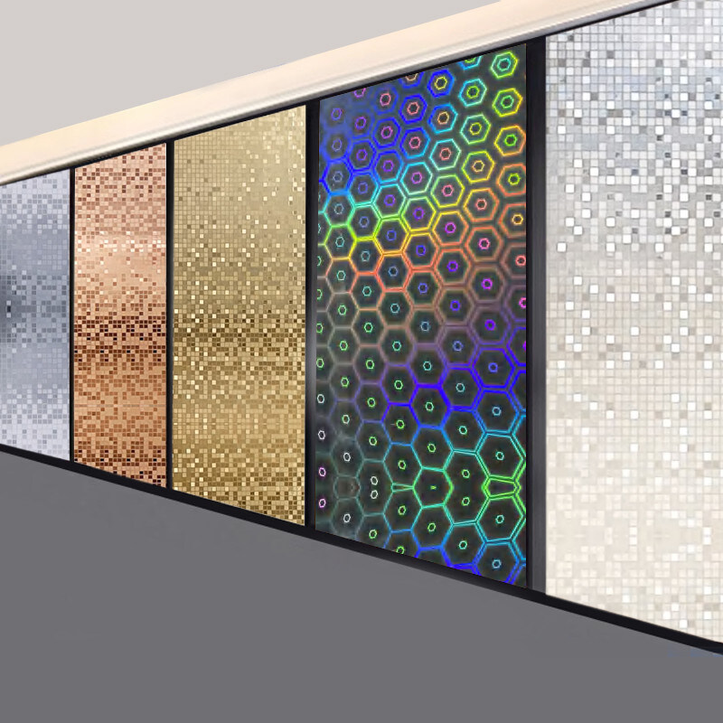 Panel de pared para decoración interior de tablero de PVC Laser& Mosaic Serie Bambú Carbón de madera