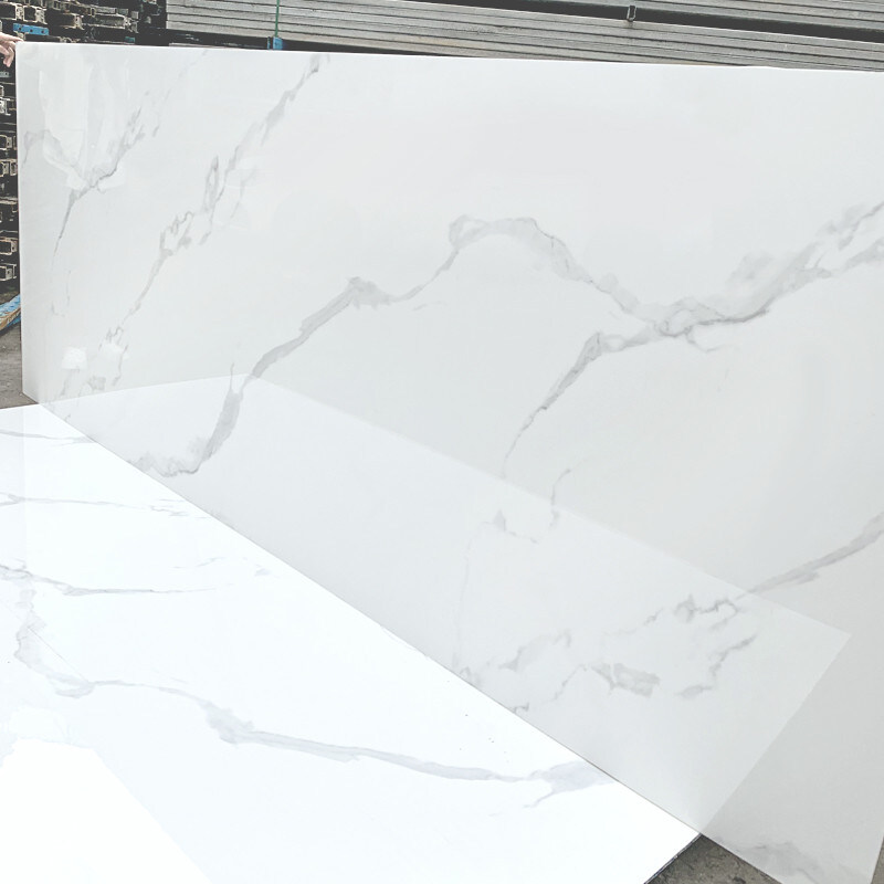 Hoja de mármol PET a prueba de humedad Bambú Carbón de madera Veneer de PVC Pared decorativa