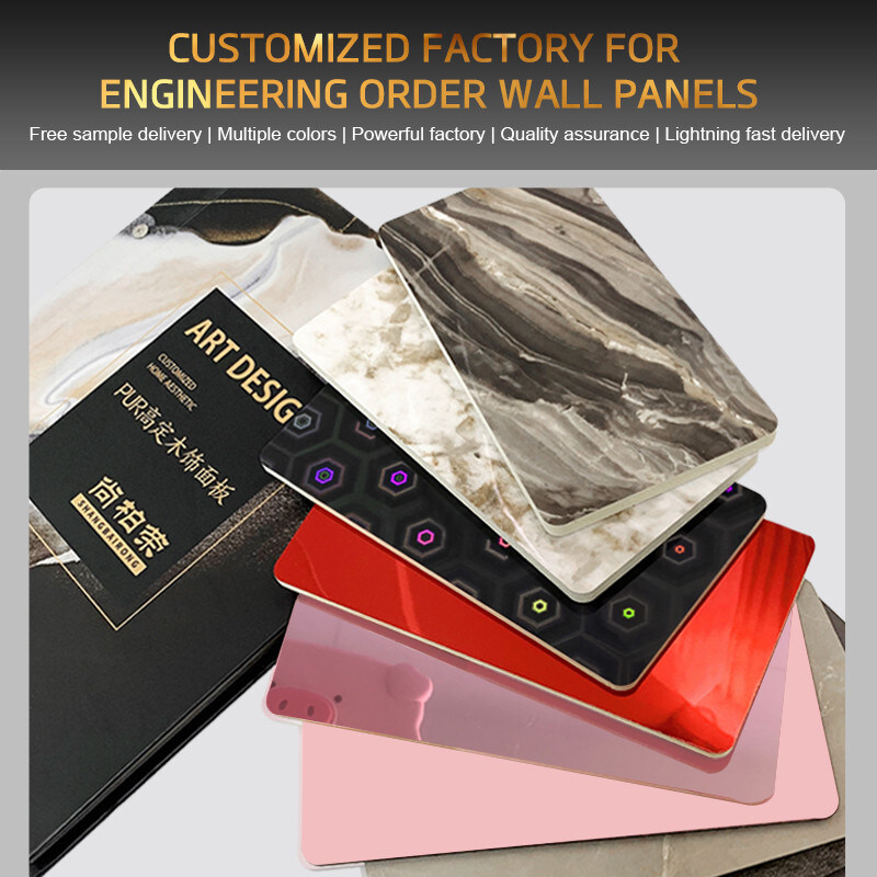 Panel de pared decorativo de bambú de carbón de madera de fibra de madera nuevo producto de bambú de cristal de cartón