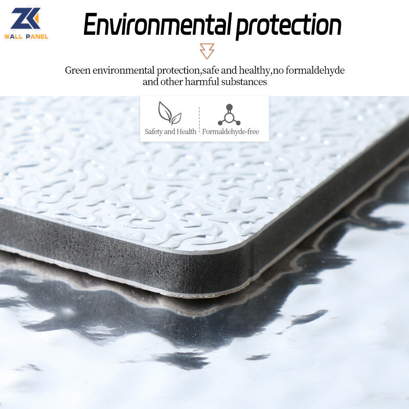 El panel de pared decorativo interior de pared de la ondulación del agua del panel de la fachada acanalada del pasillo