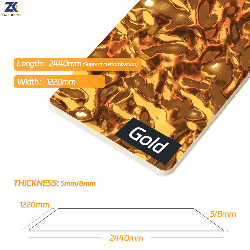 El panel de pared decorativo interior del panel 3D de la ondulación del agua del ANIMAL DOMÉSTICO del PVC