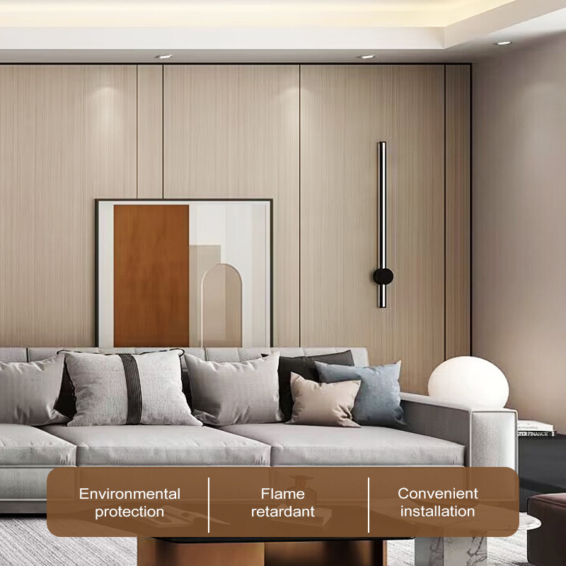 Panes de cristal de bambú para interiores y decorativos Panes de carpintería de madera