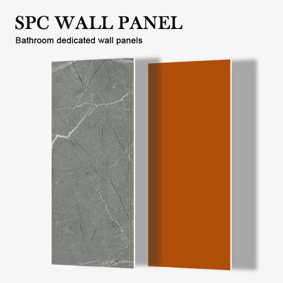 Panel de pared de SPC de alta resistencia a la presión de agua Moderno azulejos de lujo de mármol acabado de piedra de plástico material compuesto