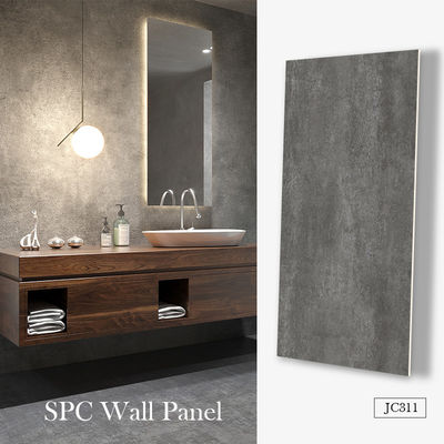 Panel de pared de SPC de alta resistencia a la presión de agua Moderno azulejos de lujo de mármol acabado de piedra de plástico material compuesto