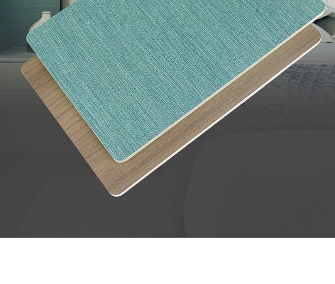 Interiores Hogares Panel de pared de PVC de tela impermeable de carbón de bambú de 8 mm