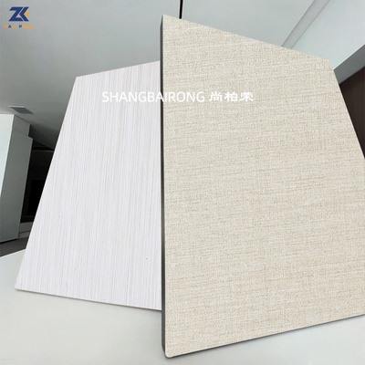 Rasguño anti de madera de los paneles de pared del PVC de la chapa del tablón de bambú de la fibra