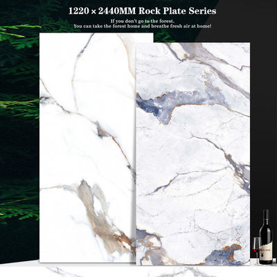 Impermeable y fácil de instalar paneles de carilla de madera de mármol paneles de pared decorativos interiores nuevos productos paneles de pared de mármol