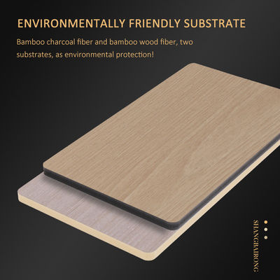 El panel de pared caliente de la tela del carbón de bambú de la prenda impermeable de la decoración interior de los productos