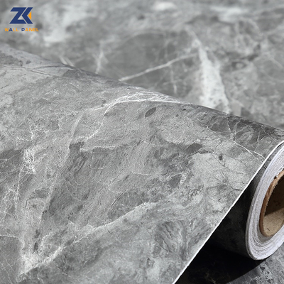 ODM de bambú del OEM de los paneles de revestimiento del PVC de Grey Marble del carbón de leña del cuadrado