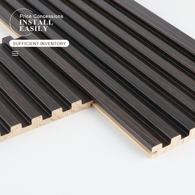 Panel de fibras de madera de madera de bambú de madera sólido a prueba de humedad y resistente a la polilla de la reja