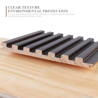 Panel de fibras de madera de bambú de rejilla de madera sólida de la protección del medio ambiente