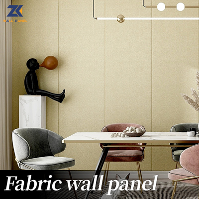 OEM decorativo del panel de pared de la tela del bambú del carbón de leña del tablero incombustible de la pared