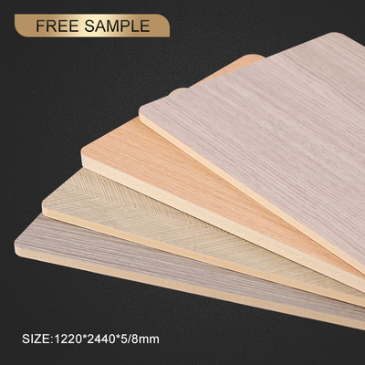 Moderno luz de lujo impermeable de madera de grano de PVC de bambú carbón de leña paneles de pared de chapa