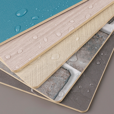 Moderno luz de lujo impermeable de madera de grano de PVC de bambú carbón de leña paneles de pared de chapa