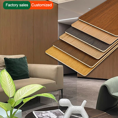 Panel de pared decorativo de bambú de carbón flexible de 5 mm de grano de madera