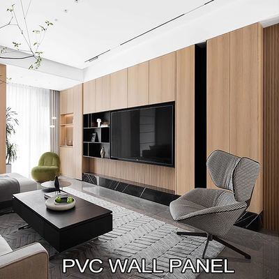 Panel de pared decorativo de bambú de carbón flexible de 5 mm de grano de madera