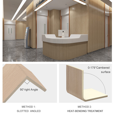 Chapa de bambú moderna de madera del carbón de leña de la decoración del hotel que artesona 5m m 8m m