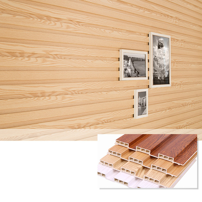 El panel de madera amistoso del ODM Eco WPC del OEM estrió resistente de humedad