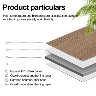 1200*2440 Panel de revestimiento de madera de bambú de carbón